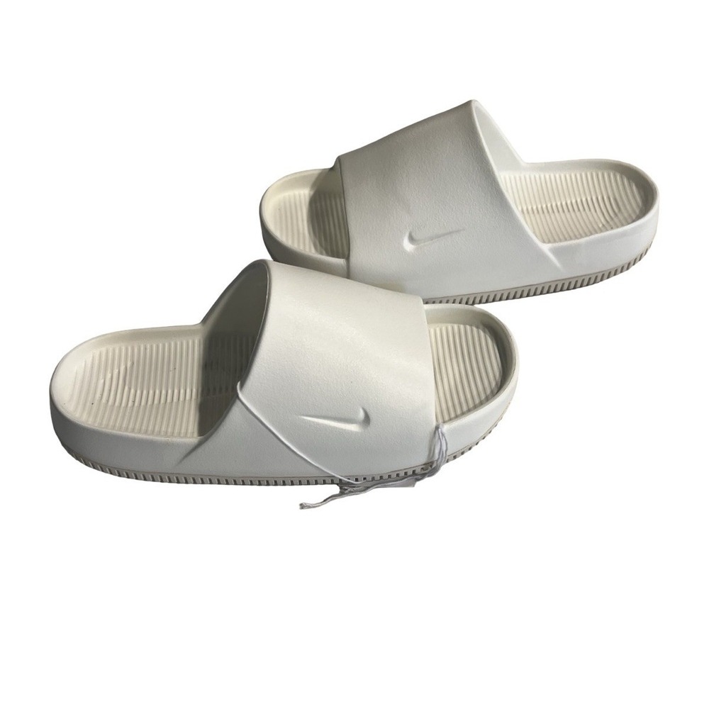 NEW Nike CALM SLIDE Slip Ons Sandals Men's Size 5 Women 6 SAIL‎ White FD4116-100